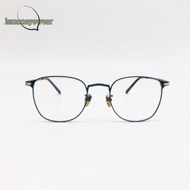 ✅💕 小b現貨 💕[檸檬眼鏡] agnes b. ANB70105 C01 光學眼鏡 法國經典品牌 鈦金屬鏡框 絕對正品