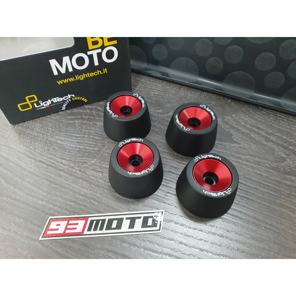 【93 MOTO】 義大利 LighTech Aprilia RSV4 TUONO V4 前輪防倒球 後輪防倒球