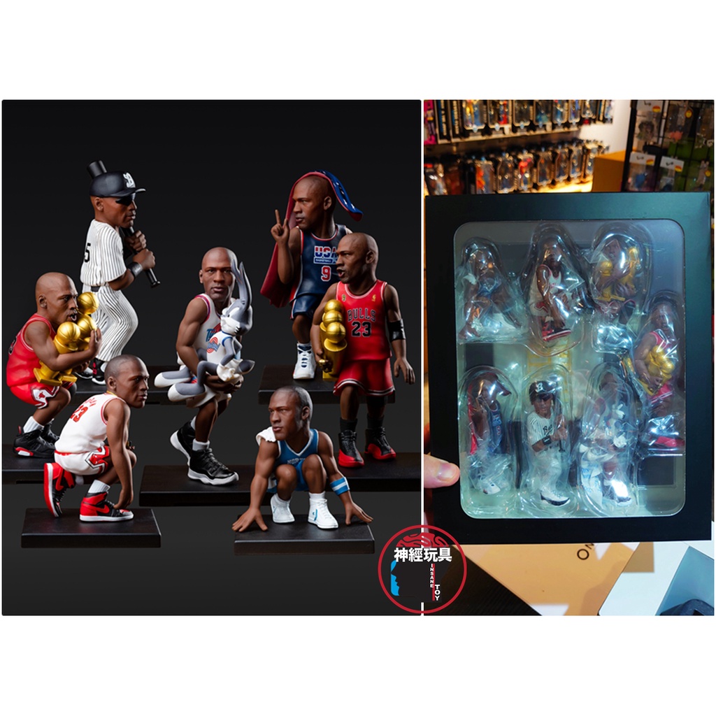 【神經玩具】現貨 MOTION MODE 飛人 麥可喬丹 封神之路 一套7款 Michael Jordan NBA