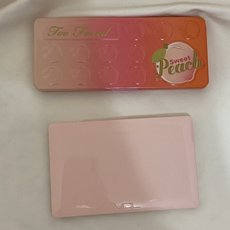 雙12免運！快速出貨！二手眼影盤 Too faced 蜜桃盤 VDL