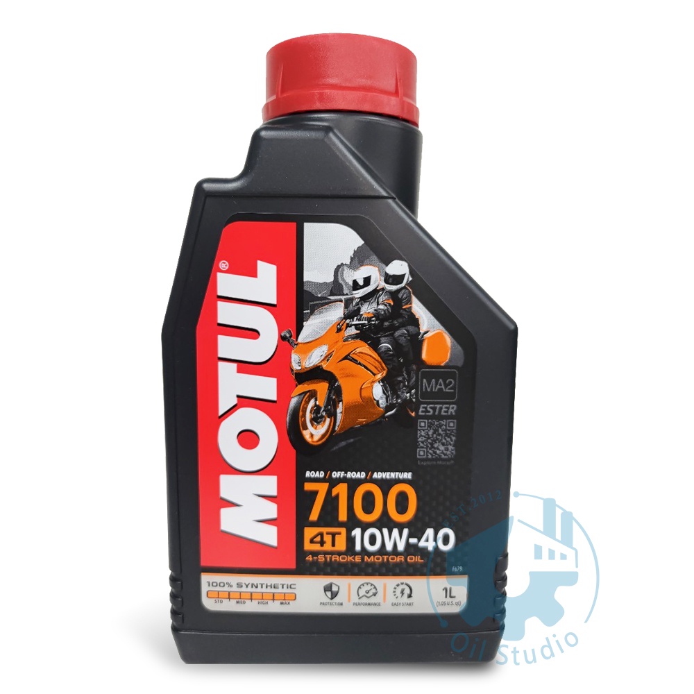 《油工坊》【整箱１２罐/ 免運】MOTUL 魔特 7100 10W40 ESTER 酯類 全合成 機油 JASO MA2