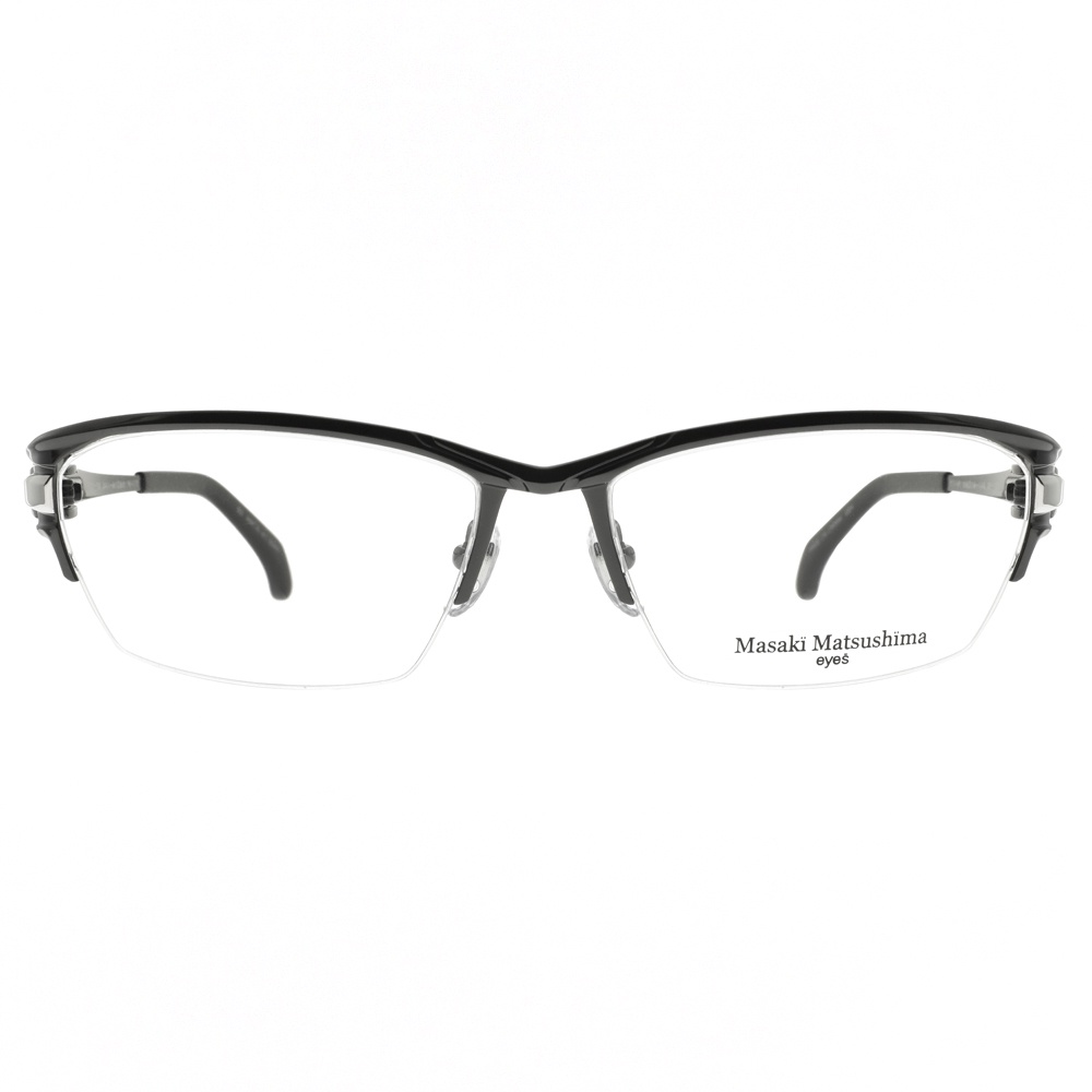 Masaki Matsushima 鈦光學眼鏡 MF1259 C4 科技設計紳士款半框 眼鏡框 -金橘眼鏡