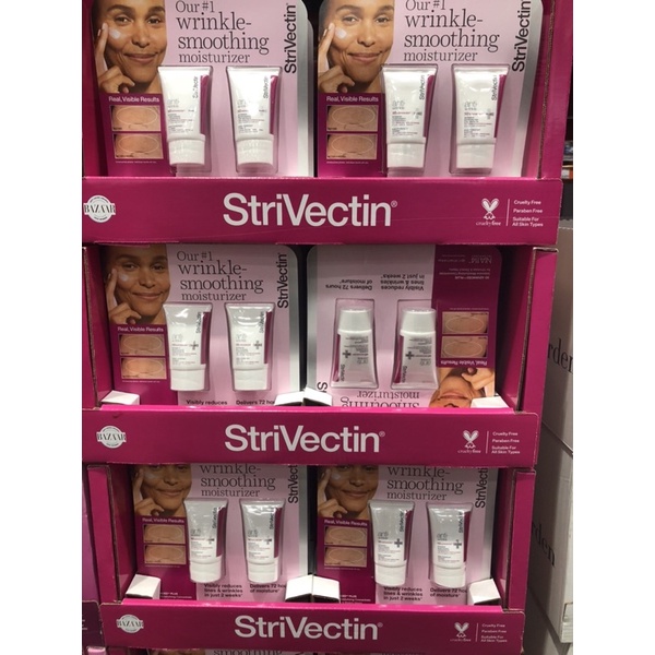 好市多代購 Strivectin 升級版保濕淡紋面霜 47毫升*2入、StriVectin 淡紋眼霜30毫升+7毫升