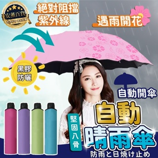 【台灣現貨】黑膠遮陽傘 自動傘 晴雨傘 加大自動傘