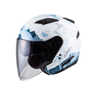 【SOL Helmets】SO-7E開放式安全帽 (探險者_白/藍) ｜ SOL安全帽官方商城