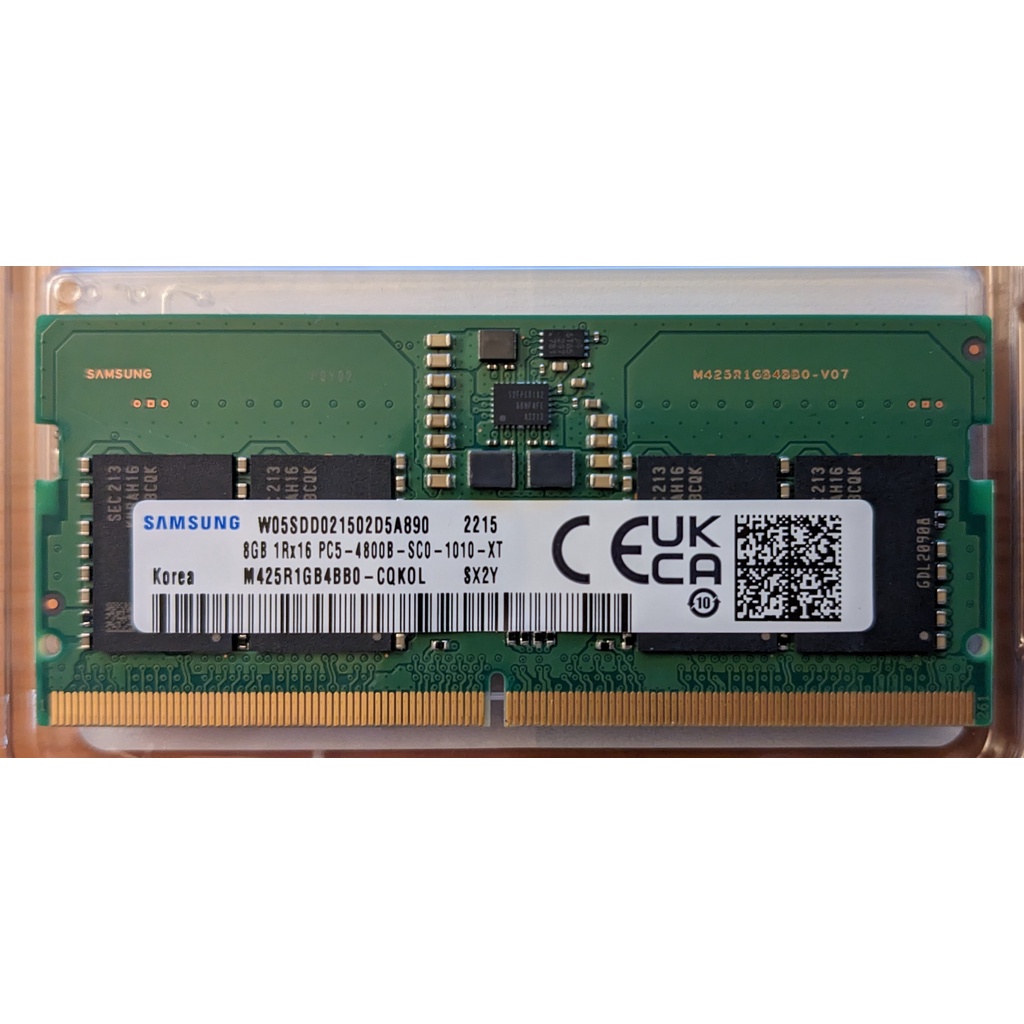 DDR5 8g 4800 筆電 NB 用 三星 近全新詳說明