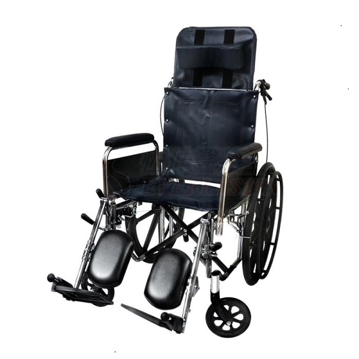 【海夫健康生活館】恆伸 機械式輪椅(未滅菌)恆伸 鐵製輪椅 躺式/骨科腳/扶手可拆/A款附加A+B款功能(ER0003)
