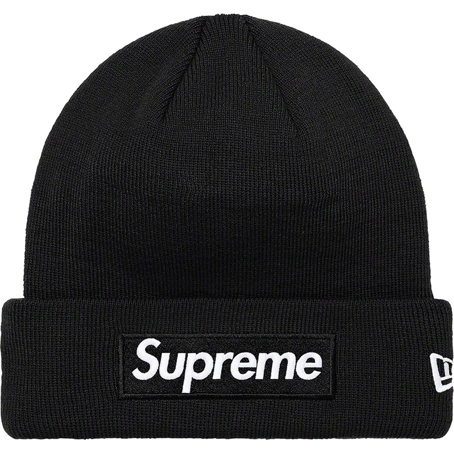 『毛帽』Supreme New Era® Box Logo Beanie 短毛帽 秋冬 黑色針織 毛帽