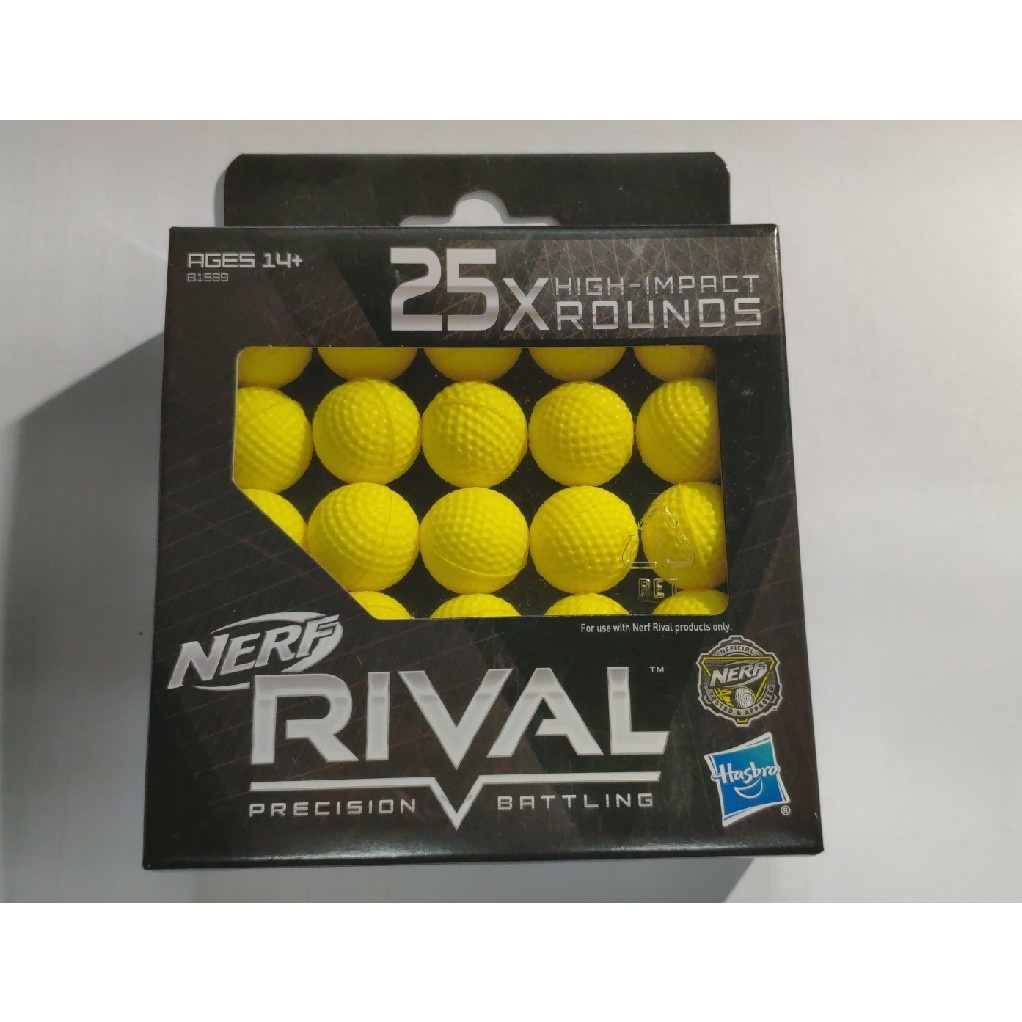 (全新未拆現貨) NERF Rival 25顆原廠球彈補充包(球彈 彈匣)
