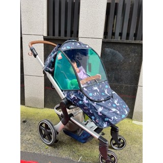 【現貨實拍】寶寶推車防風防雨罩 通用型 超大視窗 嬰兒推車保暖大景觀雨罩