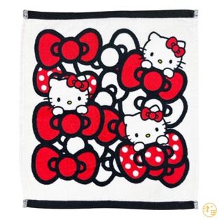 現貨 日本限量特價 最後一波 凱蒂貓 Hello Kitty 方巾 毛巾 33X37CM 小毛巾 擦手巾 手帕