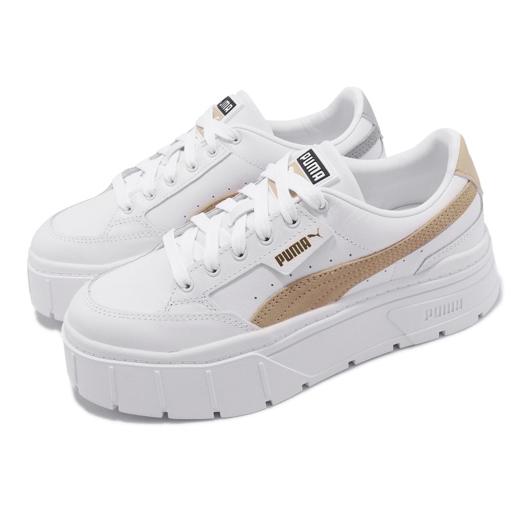 現貨『 GCL 』PUMA  Mayze Stack Wn   白卡其 女 厚底鞋 蔡依林同款  38436303