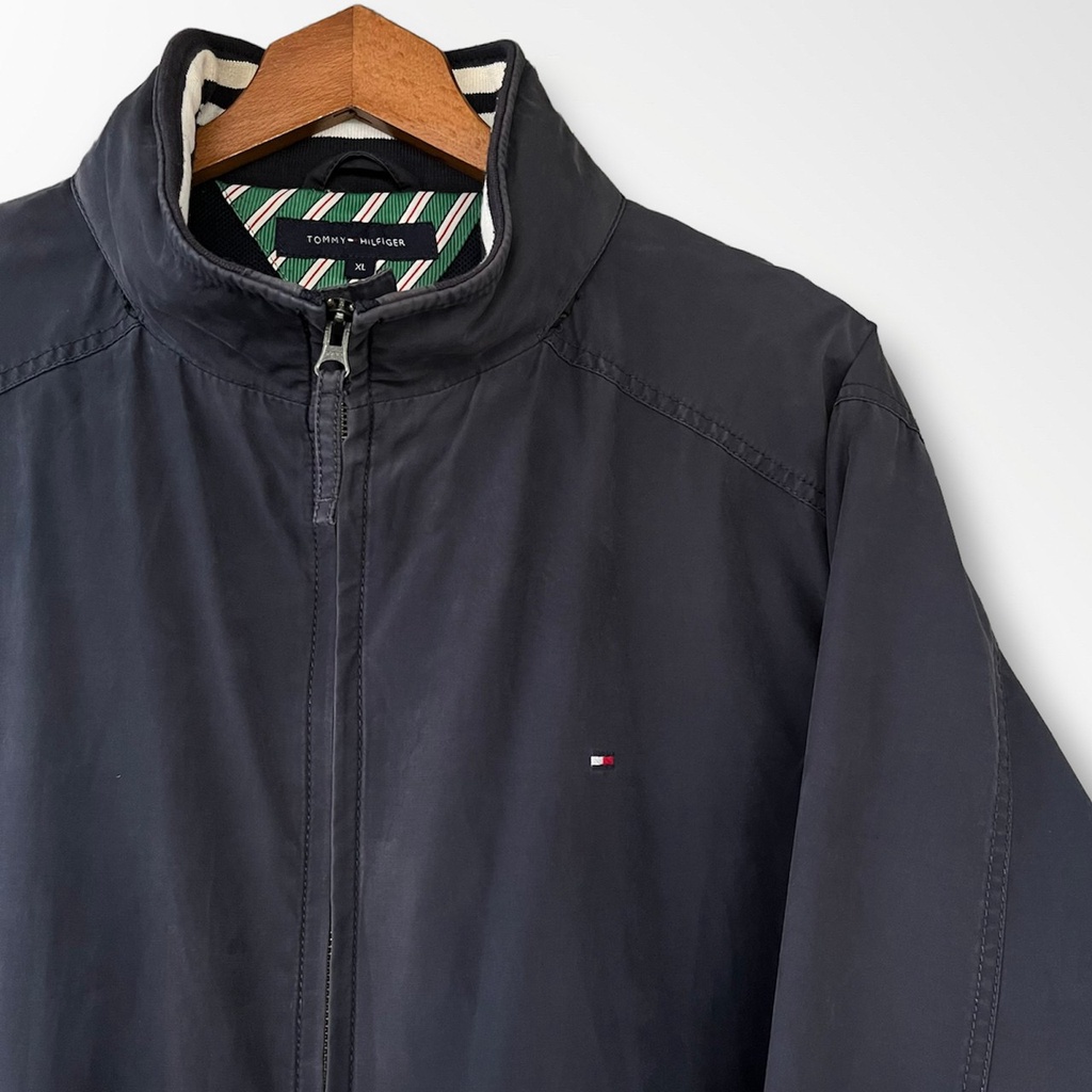 [Oldman Vintage]Tommy Hilfiger Jacket 立領 古著 風衣 外套 XL號 外83