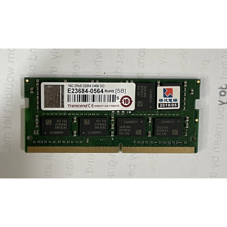 創見 DDR4 2400 16G (NB) 筆電 記憶體 筆記型 電腦記憶體  RAM