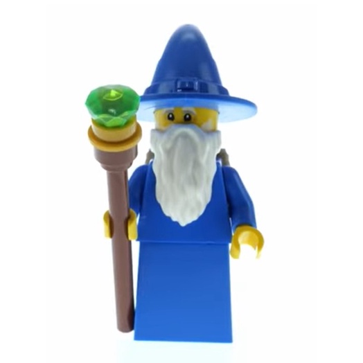 樂高 LEGO 10305 人偶 獅子騎士的城堡 巫師 魔術師(含手持物及背包)