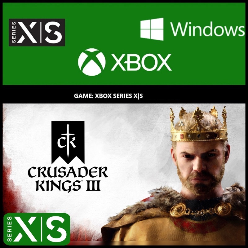 ✚正版序號✚中文 PC XBOX SERIES S X 十字軍之王3 crusader kings 3 十字軍王者3