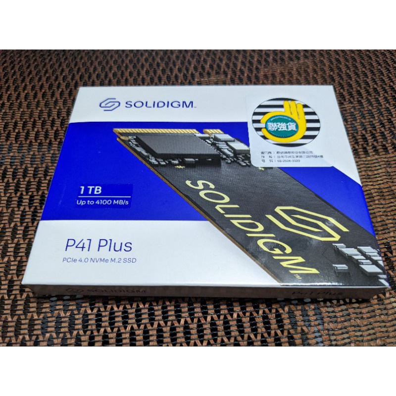 Solidigm P41 Plus 1TB M.2 PCI-E SSD 固態硬碟