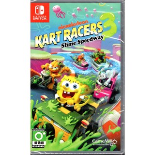 SWITCH遊戲NS 尼克卡通賽車 3 史萊姆賽道 Nickelodeon Kart Race 中文版【魔力電玩】