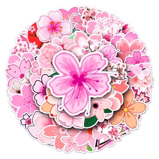🔥新品🔥創意可愛 日本 花 櫻花 防水貼紙 車貼 可貼行李箱、筆電、滑板、汽機車、安全帽保溫瓶 禮物 贈品
