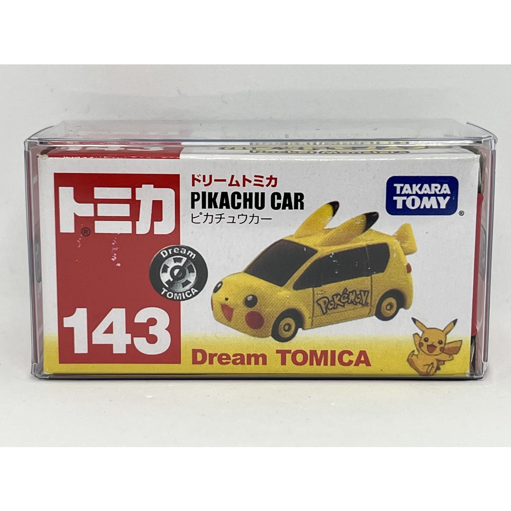 ～阿元～ Tomica NO.143 Pikachu Car 皮卡丘 寶可夢 多美小汽車 正版 贈收納膠盒