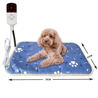 電熱毯 寵物 寵物電熱毯 寵物電毯 貓電熱毯 寵物用品110V電熱毯防水數顯加熱墊電熱墊貓狗取暖器