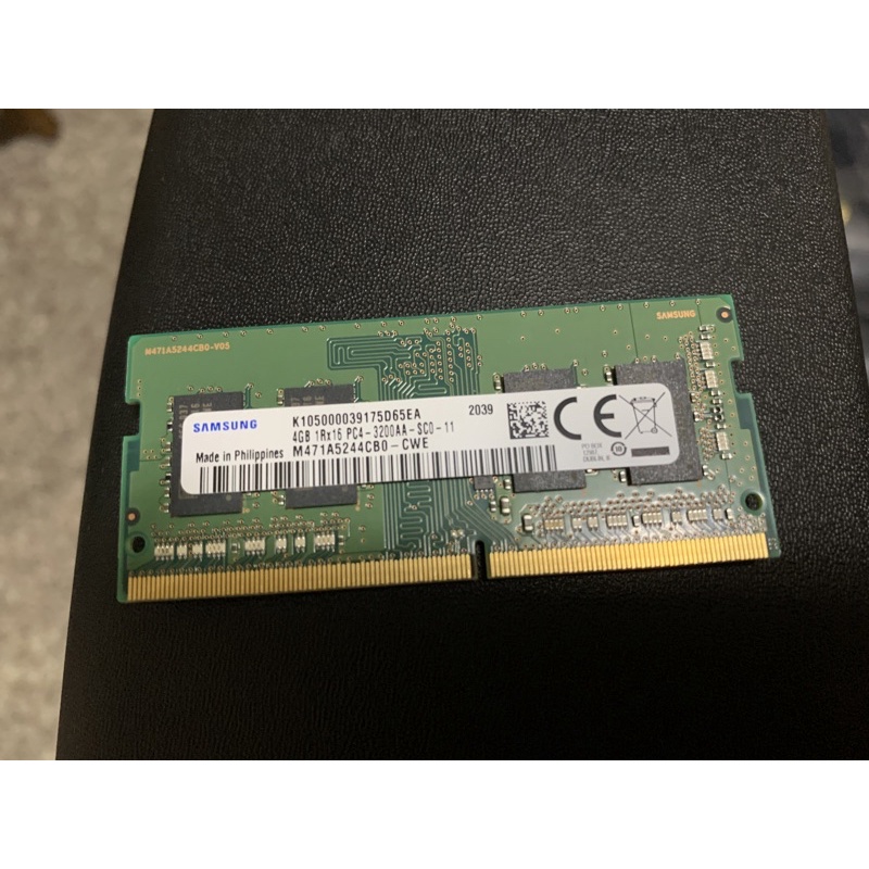 三星3200AA 4G DDR4筆電記憶體-二手