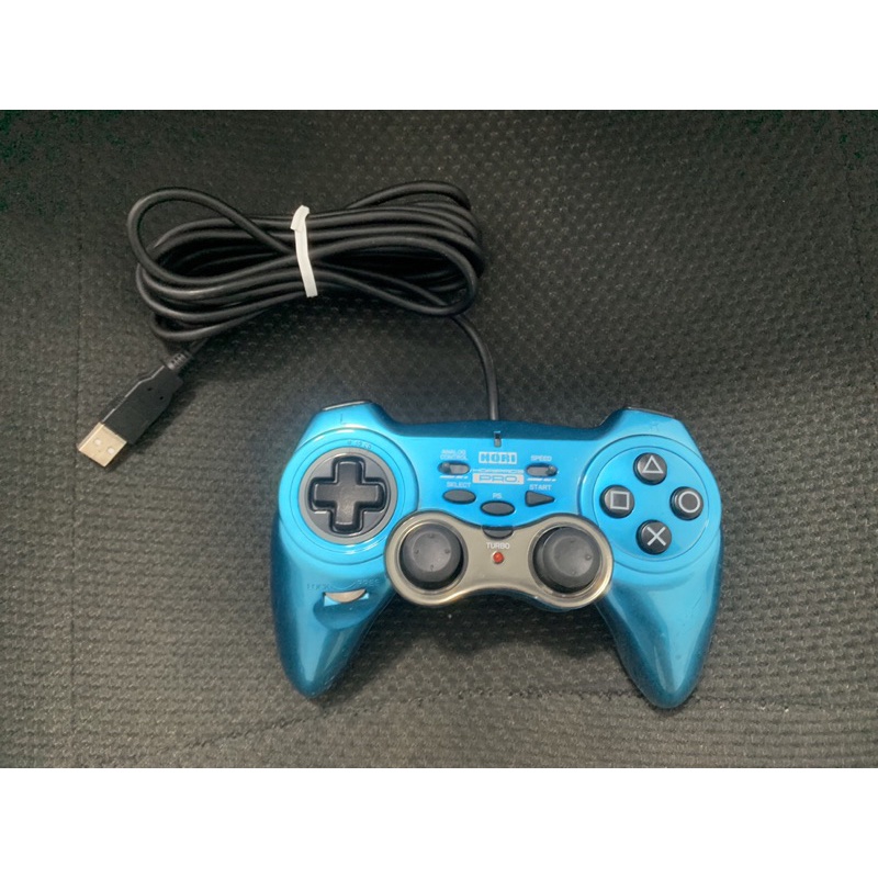 PS3 HORI PAD3 PRO 青綠色 連發 USB 手把 PS 二手 控制器