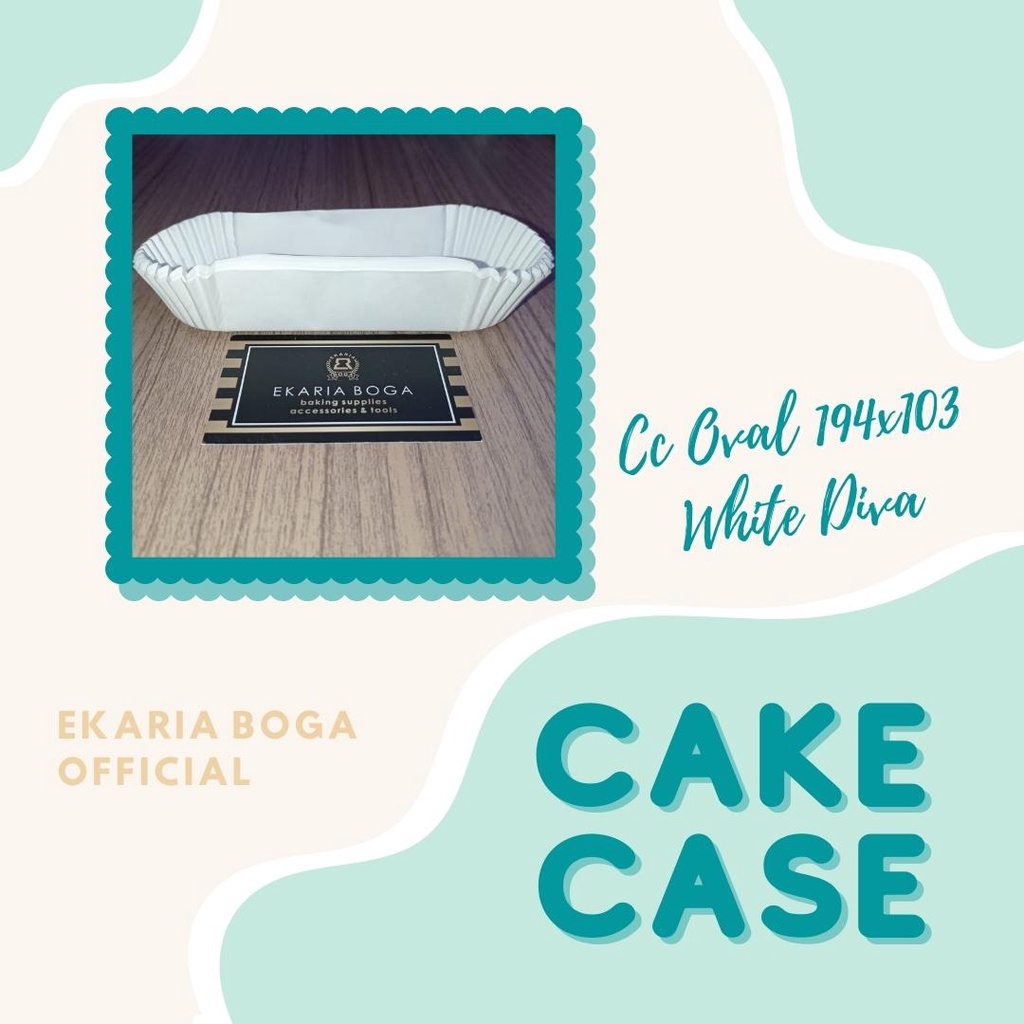 蛋糕盒杯子蛋糕cc橢圓形白色diva