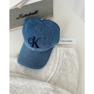 【現貨】美國代購 Calvin Klein CK 大Logo 新色 牛仔 刷色 老帽 棒球帽 帽子 老帽