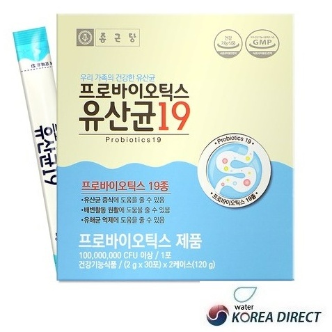 韓國直送 鍾根堂Probiotics 乳酸菌益生菌19 2gx60包/全家益生菌