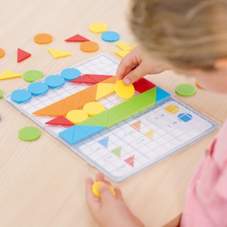 法國 Nathan 馬賽克編碼拼板 4Y+ 幼兒園教具 教具 玩具 兒童玩具 學習教具