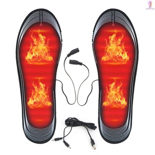 【易途】男士加熱鞋墊 女士可切割 USB 供電電熱鞋墊 暖腳器 適合冬季露營 滑雪 騎行 攀巖
