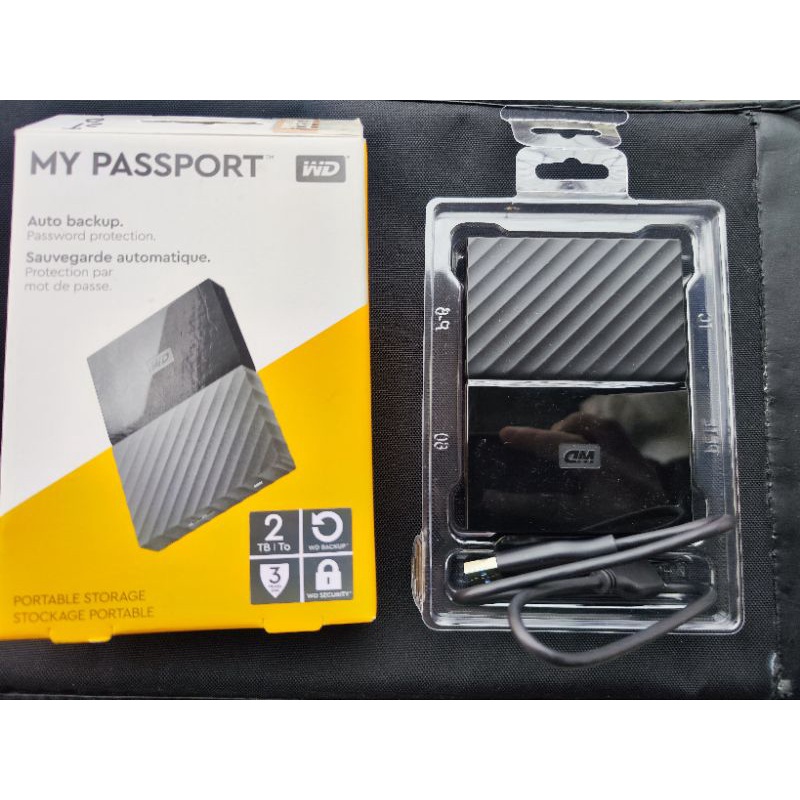 【WD 威騰】★My Passport “2TB” 2.5吋行動硬碟→出清990元，只有一個