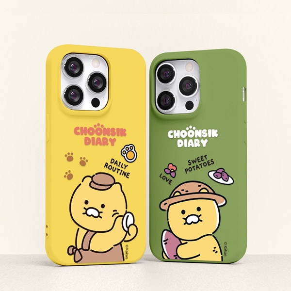 Iphone 14 | Kakao Friends 官方 Choonsik Shamood 彩色手機殼 iPhone 1