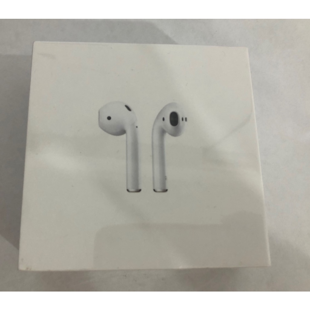 現貨✨全新 原廠Apple AirPods 2代有線充電版 無線耳機型號：A2031,A2032、耳機盒型號：A1602