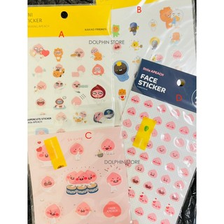 KAKAO FRIENDS APEACH 韓國 桃子 屁桃 貼紙 little friends Ryan 萊恩 手帳貼紙