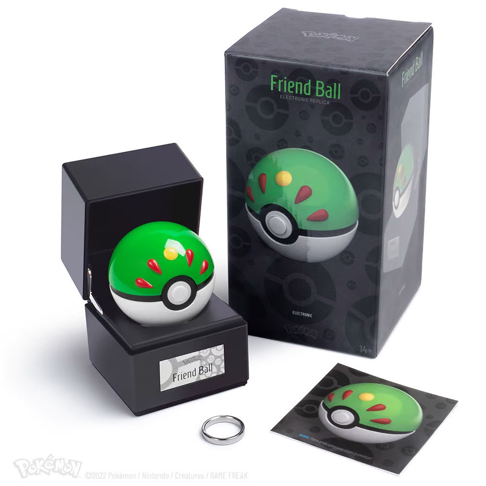 【可樂心】神奇寶貝 Pokemon 1:1 Poke Ball 寶可夢球/友友球 不銹鋼金屬 + 觸摸感應