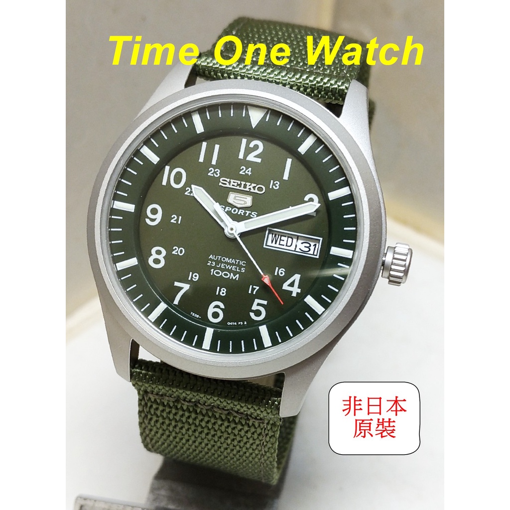 實體店面日系_SEIKO_精工錶_盾牌5號帆布帶機械錶 SNZG09K1_SNZG15J1_SNZG11J1_SNK80