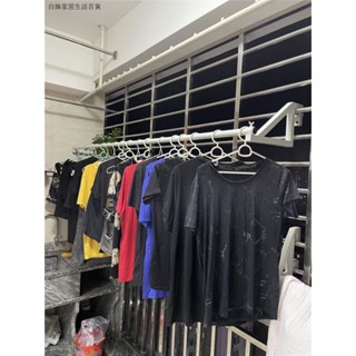 晾衣架 窗臺曬鞋架 窗戶置物架 陽臺欄杆不銹鋼防盜網專用掛式 免打孔晾衣架窗臺室內外 曬衣杆收納