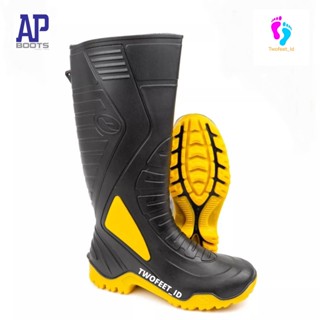 Hitam AP BOOTS TERRA 3 AP BOOTS TERRA 3 色黑色黃色空氣靴 TERRA 3 尺寸