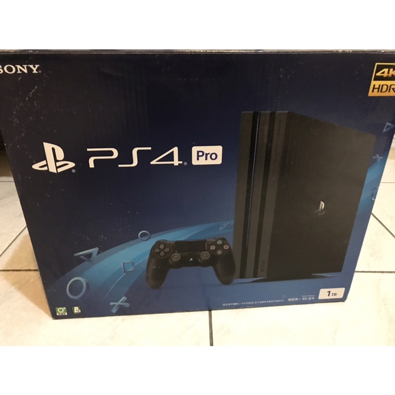 ps4 pro CUH-7117B 1TB黑色主機 盒裝 台南 （送新手把）