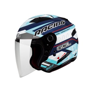 【SOL Helmets】SO-7開放式安全帽 (極速先鋒 消光藍/灰白藍) ｜ SOL安全帽官方商城