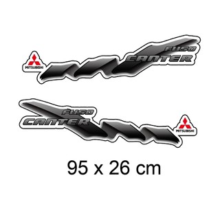 【狐】MISUBISHI FUSO CANTER 三菱 堅達車門貼紙一組
