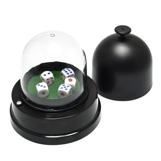 Automatic Lucky Dice Roller Cup Set with 5 Dices Party Games