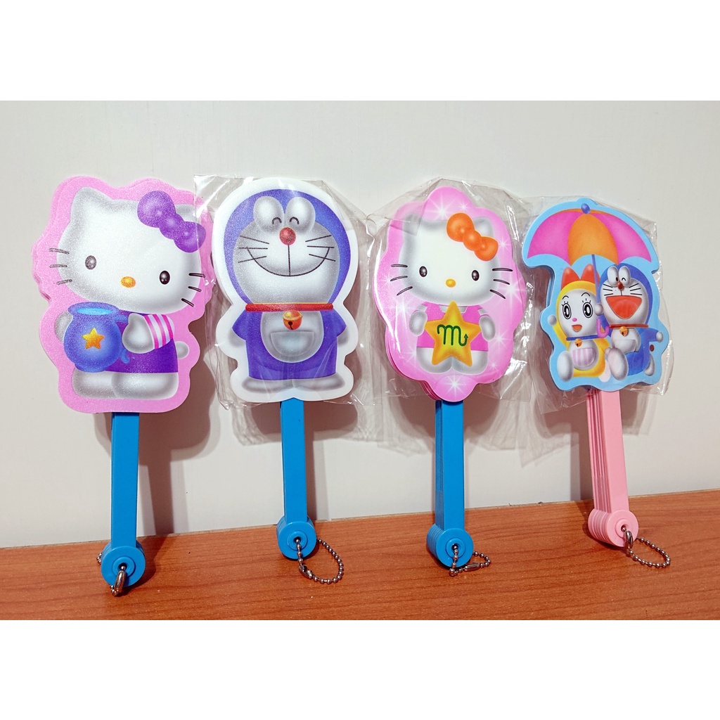 小叮噹 哆啦A夢 凱蒂貓 扇子 Hello Kitty 玩具