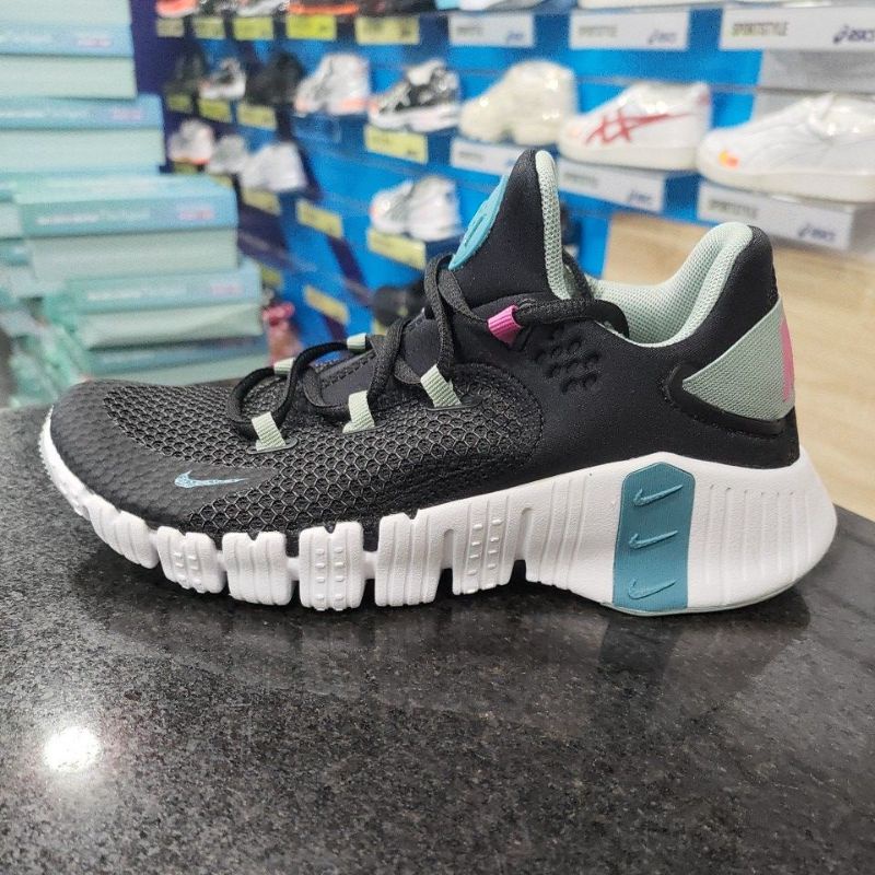 NIKE Free Metcon 4 女款 訓練鞋 CZ0596-004 黑藍 輕量 運動 健身 襪套式