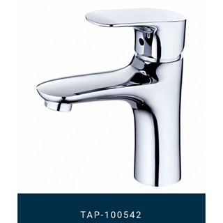 [TAP]無鉛面盆龍頭 TAP-100542 單孔臉盆水龍頭 日本進口陶瓷閥芯 按壓式落水頭 臺灣製造【免運費】