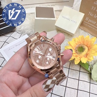 免運 帝安諾-實體店面 保固附發票 Michael Kors MK 玫瑰金 三眼 計時 手錶 MK5799