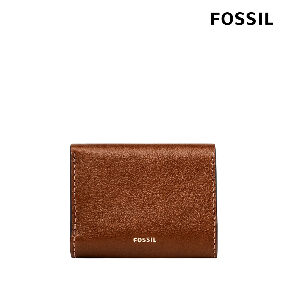 FOSSIL Heritage 輕巧型真皮短夾-咖啡色 SL8231200