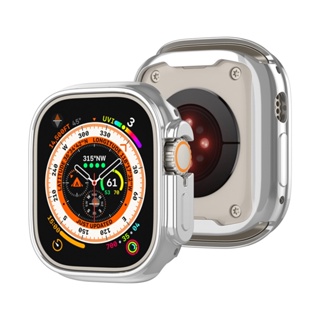 全包透明保護套 適用於Apple Watch ultra 49mm 8 7 6 5 4 SE 蘋果手錶超薄保護殼